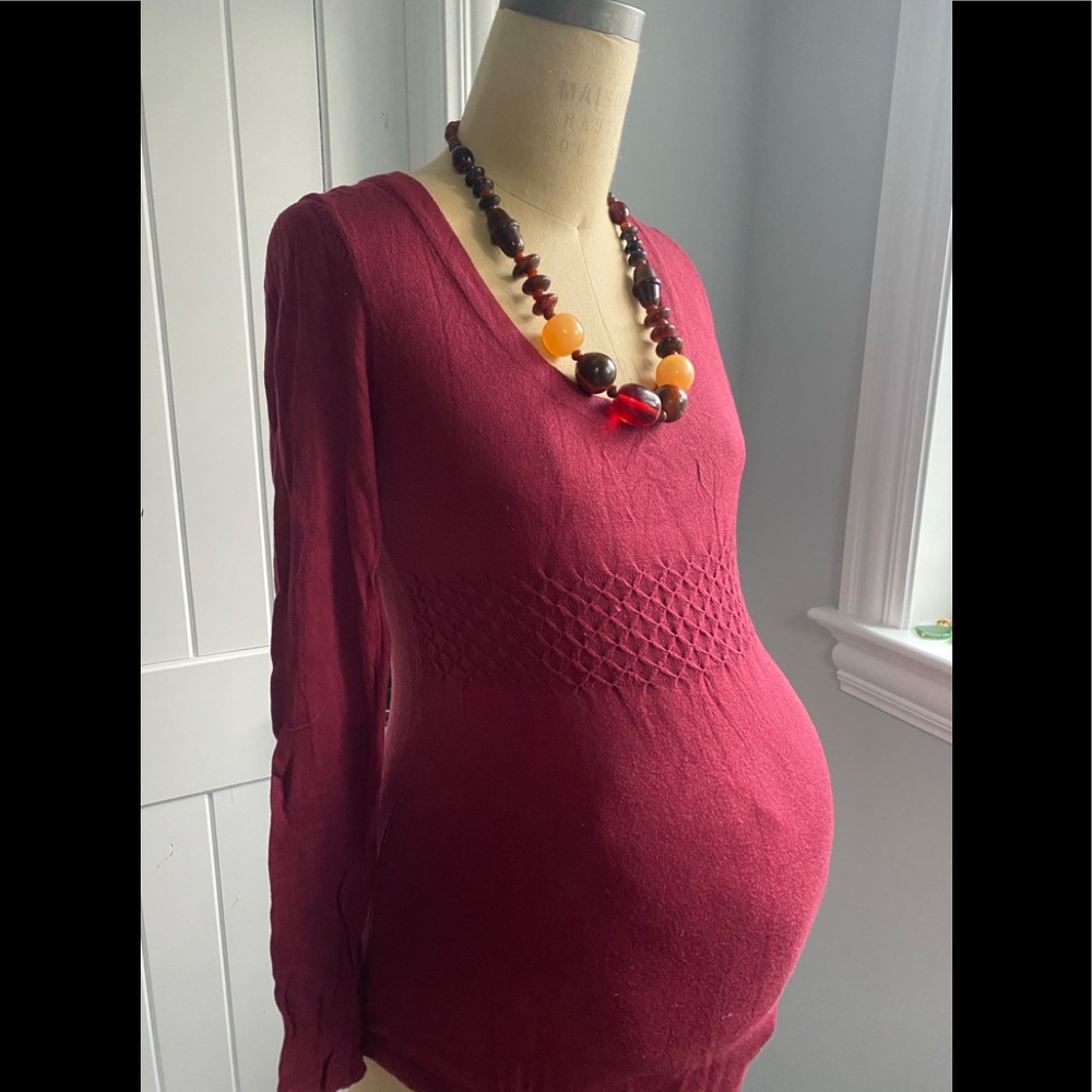 Liz Lange Maternity women light sweater size S